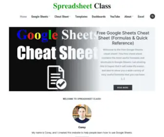 Spreadsheetclass.com(Spreadsheet Class) Screenshot