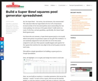 Spreadsheetsolving.com(Spreadsheet Solving) Screenshot
