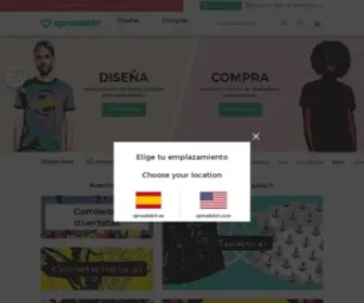 Spreadshirt.es(Impresión de camisetas personalizadas) Screenshot