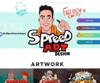 Spreedart.com(Spreed Art) Screenshot