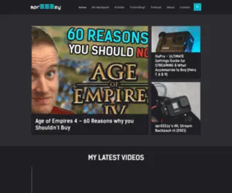 Spreeezy.com(Twitch streamer) Screenshot