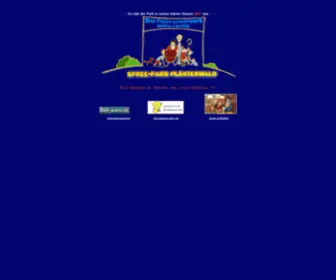 Spreepark.de(Willkommen im Spreepark online Willkommen im Spreepark Pl) Screenshot