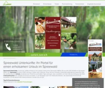 Spreewald-Unterkuenfte.de(Spreewald Unterkünfte) Screenshot