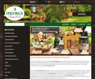 Spreewaldshop24.de(Ihr Spreewald Shop fÃŒr exclusive Spreewaldprodukte) Screenshot