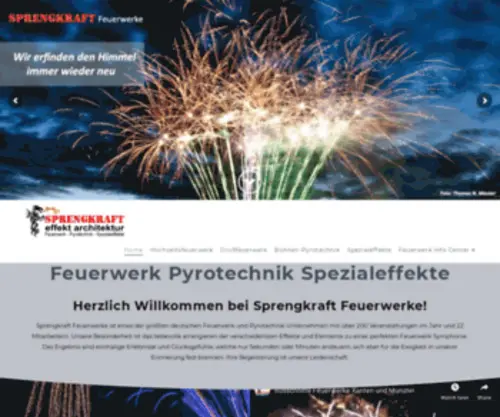 Sprengkraft.de(Feuerwerk düsseldorf) Screenshot