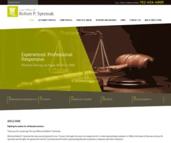 Spretnaklaw.com(Spretnaklaw) Screenshot