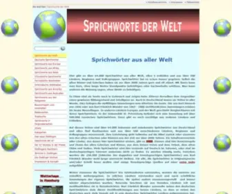 Sprichworte-Der-Welt.de(Sprichworte der Welt) Screenshot