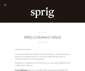 Sprig.com(Sprig is a user insights platform) Screenshot