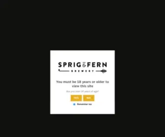 Sprigandfern.co.nz(Craft Beer & Craft Cider Online) Screenshot