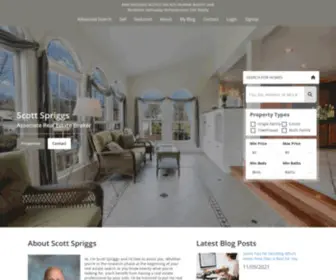 Spriggsrealestate.com(Scott Spriggs) Screenshot