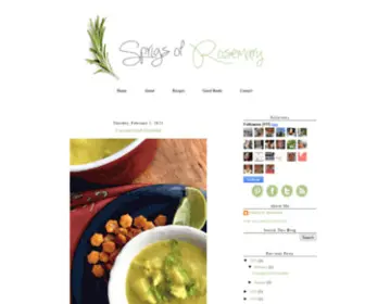 Sprigsofrosemary.com(Sprigs of Rosemary) Screenshot