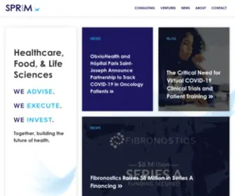 Sprim.com(Life Science Innovation and Consulting) Screenshot