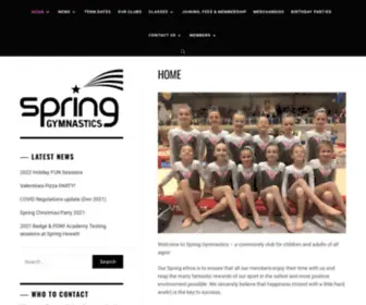 Spring-GYmnastics.co.uk(Spring GYmnastics) Screenshot