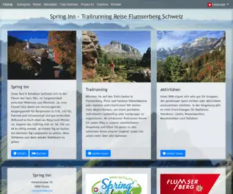 Spring-INN.ch(Laufreisen in die Schweiz) Screenshot