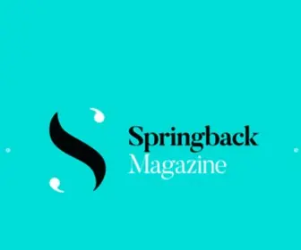 Springbackmagazine.com(Springbackmagazine) Screenshot