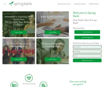 Springbankny.com(Personal & Business Banking) Screenshot