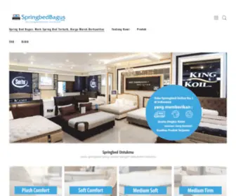 Springbedbagus.com(Spring bed bagus adalah reseller springbed dengan garansi resmi dari merk) Screenshot