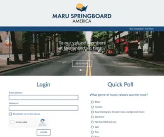 Springboardamerica.com(Maru Springboard America) Screenshot