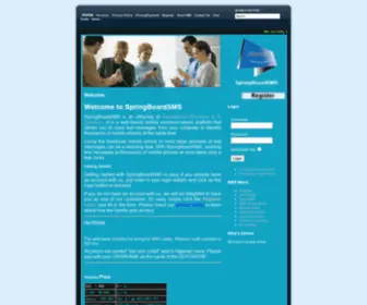 Springboardsms.com(Bulk sms) Screenshot