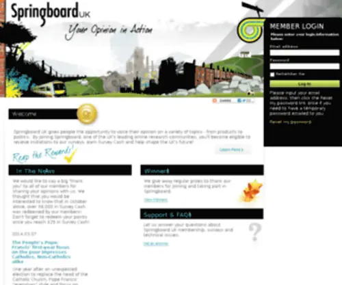 Springboarduk.com(Springboarduk) Screenshot