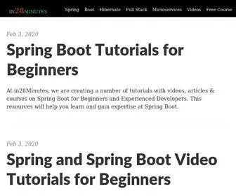 Springboottutorial.com(Spring Boot Tutorial) Screenshot
