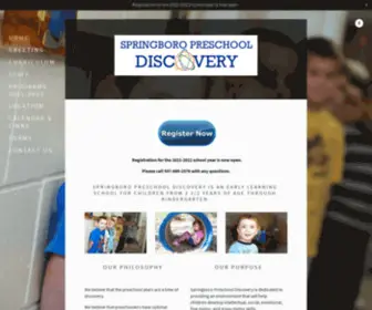 Springboropreschooldiscovery.com(Springboro Preschool Discovery) Screenshot