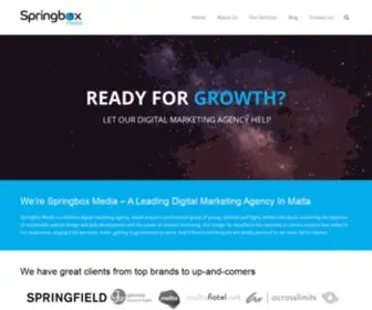 Springboxmedia.com(Digital Marketing Agency Malta) Screenshot