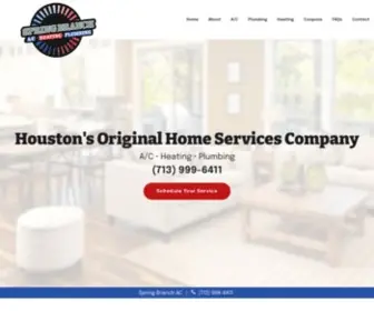 Springbranchac.com(AC Repair Houston TX) Screenshot