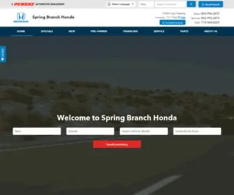 Springbranchhonda.com(Spring Branch Honda) Screenshot