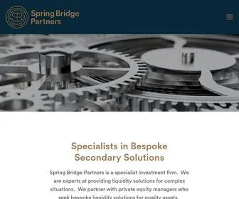 Springbridgepartners.com(Spring Bridge Partners) Screenshot