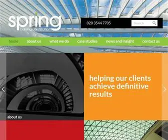 Springbuildingconsultancy.co.uk(Spring Building Consultancy) Screenshot