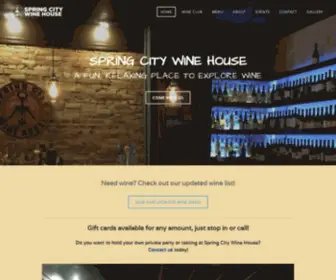 Springcitywinehouse.com(Spring City Wine House) Screenshot