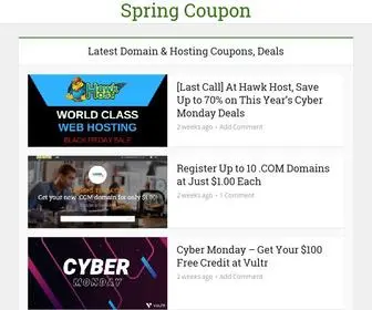 Springcoupon.com(Spring Coupon) Screenshot