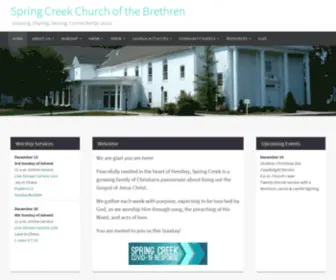 Springcreekcob.org(Growing, Sharing, Serving) Screenshot