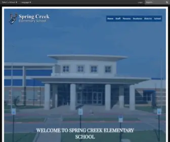 Springcreekelementary.org(Spring Creek Elementary School) Screenshot