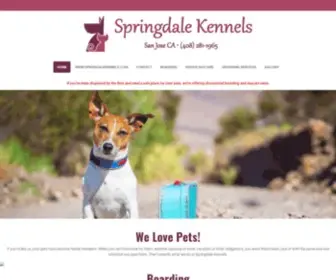 Springdaledogkennels.com(Springdale KennelsSpringdale Kennels) Screenshot