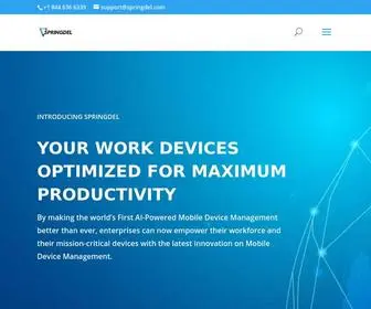 Springdel.com(Springdel Technology) Screenshot