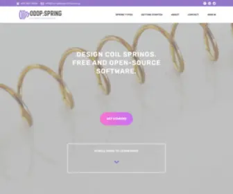 Springdesignsoftware.org(Free Coil Spring Design Software and Calculator) Screenshot