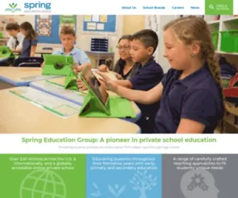 Springeducationgroup.com(Private Preschool through 12th Grade Education) Screenshot