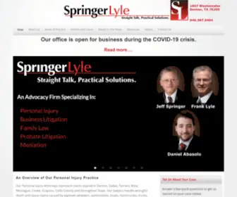 Springer-Lyle.com(Springer Lyle) Screenshot