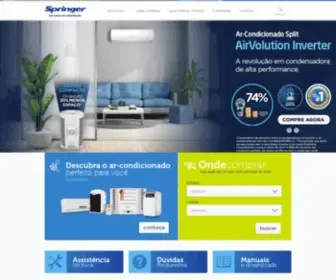 Springer.com.br(Home) Screenshot