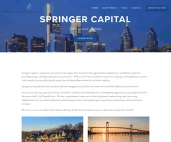 Springercap.com(Springer Capital) Screenshot