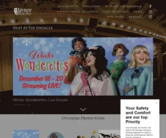 Springeroperahouse.org(Springer Theatre) Screenshot