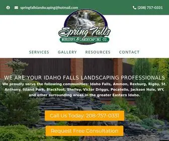 Springfallslandscaping.net(Landscape Design) Screenshot