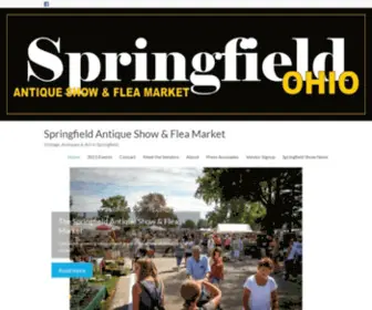 Springfieldantiqueshow.com(Springfield Antique Show & Flea Market) Screenshot