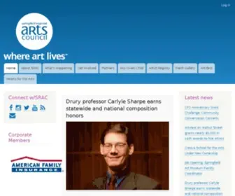 Springfieldarts.org(Springfield Regional Arts Council) Screenshot