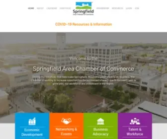 Springfieldchamber.com(Springfield Area Chamber of Commerce) Screenshot