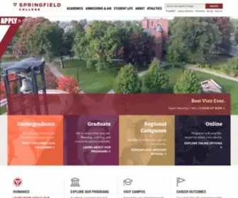 Springfieldcollege.edu(Springfield College) Screenshot