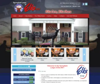 Springfieldelks.com(Springfield Lodge of Elks #61) Screenshot