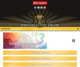 Springfieldlittletheatre.org(Springfield Little Theatre) Screenshot